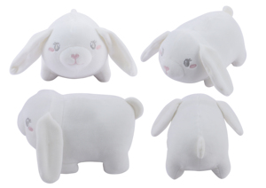 D KING D KING Adorable Peluche <span class=keywords><strong>Lapin</strong></span> Brodé, Doudou Doux pour Tout-petits et Décoration <span class=keywords><strong>de</strong></span> Crèche - Product Image 6