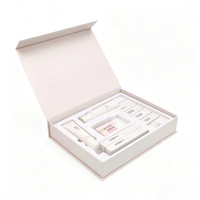 Boîte d'emballage magnétique de luxe pour soins de la peau, boîte rigide personnalisée avec logo, boîte cadeau pour sérum et lotion cosmétique avec insert en mousse pour coffret beauté