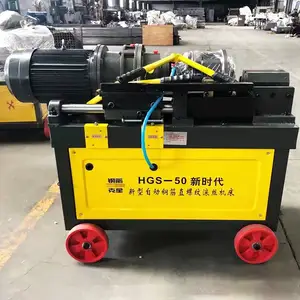Machine automatique de fabrication de vis à barres en acier Machine à rouler les filets Machine à fileter