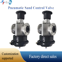 Vanne de régulation de sable pneumatique de qualité supérieure, vanne de sortie de contrôle de débit abrasif pour accessoires de machine de sablage