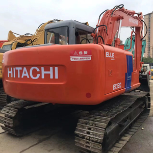 Excavadora usada Hitachi EX120 fabricada en Japón con motor Isuzu y componentes de núcleo de bomba - Product Image 1