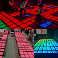 Piso LED Interactivo para Juegos de Niños Más Vendido, Rejilla Luminosa de 30x30cm para Juego de Rayuela