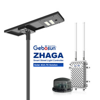 Modul Pengontrol Lampu Solusi IoT Gebosun 4G/LTE ZHAGA IP65 Tahan Air Pengontrol Lampu Jalan Pintar Tenaga Surya