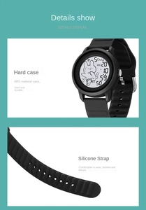 Nueva llegada de <span class=keywords><strong>China</strong></span>, relojes de cuarzo digitales a prueba de agua para niños, moda deportiva, caja de aleación de 20mm, relojes para niños, Nueva Zelanda - Product Image 4