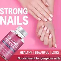 Herborigen OEM Marque Privée Meilleur Supplément de Vitamine C et E Bonbons Gommeux Collagène Multi-usage pour la Repousse des Cheveux, la Peau et les Ongles Vente en Gros