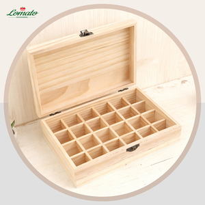 Caja de Madera Personalizada de Fábrica, con Logotipo y Tamaño Personalizados, Tapa Abatible con Cierre, Caja de Almacenamiento de Pino, Caja de Regalo, Caja de Madera para Joyería y Recuerdos - Product Image 6