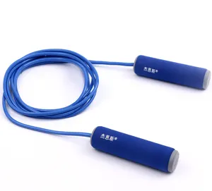 Skipping Rope Adjustable Skipping Rope Workout Custom Fitness OEM Adjustable Heavy Training Power Speed Handle Weighted PVC Jump Rope