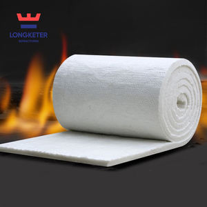 Manta de fibra cerámica de silicato de aluminio de alta temperatura deflector aislante ignífugo para revestimientos de hornos industriales - Product Image 1