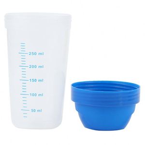 Botella Mezcladora de Proteínas Mini de Plástico Multicolor de 250 ml, Libre de BPA, para Deportes y Fitness - Product Image 4