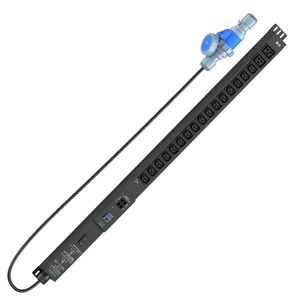 ACT Ölçümlü Seri 16A Tek Fazlı AC 200-240V NOM Sertifikalı PDU 16-Bit C13+2-Bit C19 1 Devre Kesici KLS S21 P33 PDU - Product Image 2
