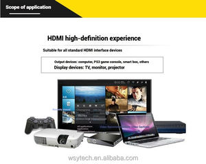 2.0 HDTV 18Gbps <span class=keywords><strong>สาย</strong></span>วิดีโอ4K ใช้ได้กับอุปกรณ์ที่หลากหลายสาย HDTV ตัวผู้กับตัวผู้สำหรับความบันเทิงในออฟฟิศ - Product Image 3