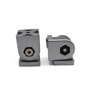 Usine Offres Spéciales 4040 Pivot Support Plaque Moulé sous pression En Alliage <span class=keywords><strong>de</strong></span> Zinc T FENTE Pivot Commune - Product Image 5