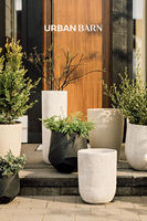 Jardinière en béton rectangulaire durable LDK Vietnam, forme personnalisée OEM, pot de fleurs moderne et minimaliste pour aménagement paysager B2B