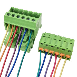 35MM Din Rail <strong>Mounted</strong> Pluggable Spring Terminal <strong>Block</strong> - Product Image 2
