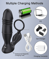 SacKnove BEST Anal Elektrischer Ferngesteuerter App Stimulator Teleskopischer Stoßvibrator Prostata-Massagegerät Sexspielzeug für Männer