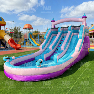Home Use Kids Outdoor Inflatable <b>Small</b> Water Pool <b>Slide</b> Amusement Bouncer House NB- 93033 Inflatable Castle Kids Home Use Kids O - Product Image 4
