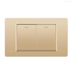 <b>Gold</b> PC panel universal standard <b>socket</b> wall power <b>socket</b> light switch office switch <b>socket</b> - Product Image 2