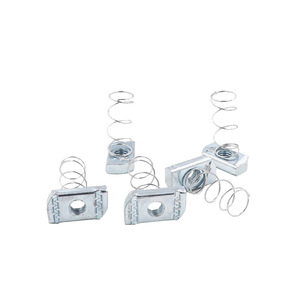 Écrous à ressort galvanisés en acier au carbone Q235, galvanisés à chaud, anti-desserrage, pour système de montage solaire - Product Image 1