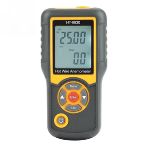 Anémomètre numérique HT-9830, mesureur de vitesse du vent avec interface USB, testeur de débit d'air 0-25 m/s - Product Image 3