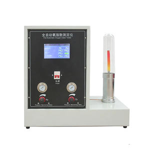 Plastik kauçuk tekstil yanıcılık için dijital ekran sınırlama oksijen indeks Test edici ASTM D2863 ISO 4589 Test ekipmanı - Product Image 2