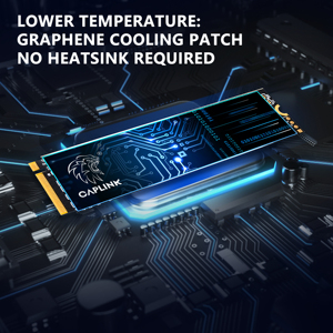 批发Caplink P680 PRO 1TB NVMe M.2 SSD 内置SSD 读取速度2100-3500MB/s 写入速度1500-3100MB/s 3年保修 适用于笔记本电脑和台式电脑 - Product Image 2