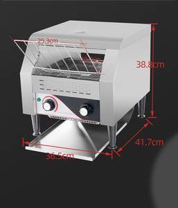<span class=keywords><strong>Tostadora</strong></span> Eléctrica Multifuncional <span class=keywords><strong>para</strong></span> Calentar Panecillos, Horno Tostador con Cinta Transportadora Automática de 10/20 Rebanadas/min, <span class=keywords><strong>Tostadora</strong></span> de Panini y Sándwiches - Product Image 6