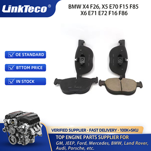 Linkteco ผ้าเบรคหน้าสำหรับ BMW X4 F26 X5 E70 F15 F85 X6 E71 E72 F16 <span class=keywords><strong>F86</strong></span> 34116852253 34114074370 34116779293 34116778403 - Product Image 3