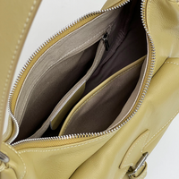 Sac à bandoulière de luxe pour femme en cuir véritable de vachette, étanche, avec fermeture éclair et sangle unique, modèle SAM, ODM/OEM