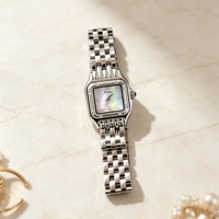 Reloj Scottie 9683 de Lujo con Esfera Cuadrada Pequeña para Dama, Elegante Reloj de Cuarzo de Acero Inoxidable Resistente al Agua para Oficina, Citas, Regalo