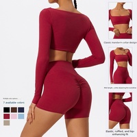 Ensemble assorti chemise à manches longues et short pour femme, tenue décontractée d'été pour la plage, logo personnalisé, fabrication OEM