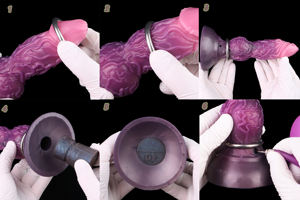 Dildo gonflable fantaisie en forme de pénis de <span class=keywords><strong>chien</strong></span>, stimulation du point G, pompe à air, éjaculation, jouet de masturbation pour femmes adultes, <span class=keywords><strong>prix</strong></span> de gros - Product Image 5