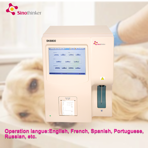 Sinothinker Analyseur d'hématologie vétérinaire automatique en 3 parties Analyse sanguine complète Dispositifs de laboratoire médical pour chien et animal de compagnie - Product Image 2