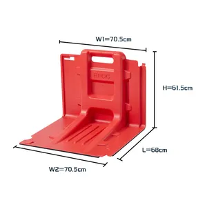 Abs flood Boxwall anti Inundaciones protezione dalle inondazioni Flood gablewall barriera