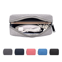 Kantong casing teknologi untuk menjaga ponsel, kartu Sd, kabel Charger, kabel Power Bank, pena Earphone Mouse