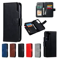 Etui portefeuille multifonctionnel en cuir pour Samsung pour Galaxy S24 S23 Ultra S22 Plus FE A14 5G A24 4G Featuring 9 Mobile Phone Case