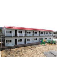 Casas prefabricadas modulares de 2 pisos, casa K, oficina temporal, obra de construcción, trabajador, dormitorio, casa prefabricada