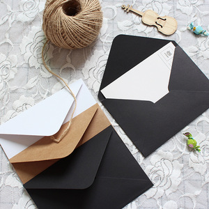 Sobre <span class=keywords><strong>de</strong></span> papel Kraft Retro minimalista Mailing Ins Girl Carta minimalista Pareja Tarjeta <span class=keywords><strong>de</strong></span> felicitación <span class=keywords><strong>de</strong></span> gama alta Postal Membrete - Product Image 2