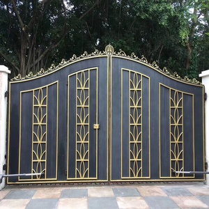 Puertas <span class=keywords><strong>de</strong></span> Entrada <span class=keywords><strong>de</strong></span> <span class=keywords><strong>Hierro</strong></span> Forjado <span class=keywords><strong>de</strong></span> Lujo TL, Motivos <span class=keywords><strong>de</strong></span> Cabeza <span class=keywords><strong>de</strong></span> León y Hojas, Puertas Metálicas Dobles Abatibles - Product Image 3