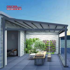 Toldo de <span class=keywords><strong>lona</strong></span> retráctil, techo de Pvc deslizante, impermeable, protección Uv, jardín, <span class=keywords><strong>patio</strong></span>, cubierta, toldo retráctil - Product Image 2