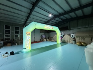 Arco Inflável Impresso em Cores, Selado a Vácuo, Infláveis Publicitários em PVC Reforçado com Bomba de Ar Elétrica - Product Image 3