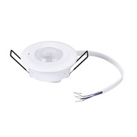 ACP-1008 Détecteur de mouvement encastré au plafond à profil bas de haute qualité, 360 degrés, détection PIR 8m, 12-24V, 20-320 Lux, Nouveauté
