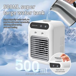 2025 New USB Air Cooler <b>Fan</b> Mini Rechargeable Battery <b>Fan</b> 1200mAh <b>Small</b> Portable <b>Desk</b> Stand Electric Personal <b>Fan</b> Home - Product Image 3