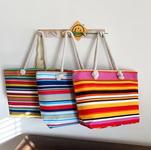 批发波西米亚大容量帆布手提包便携女包夏季沙滩旅行购物袋 - Product Image 2