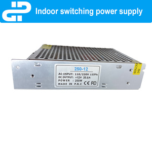 Transformateur LED 20A 250W, driver LED 12V, alimentation à découpage SMPS pour éclairage LED, contrôleur industriel et capteurs CCTV - Product Image 5