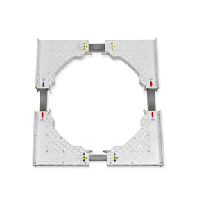 Support de superposition réglable pour lave-linge et sèche-linge, support de connexion ondulé, ensemble lavage et séchage, support de superposition universel - Product Image 4