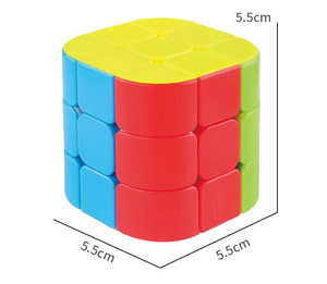 Fanxin Rắn Màu 3*3*3 Hình Trụ Ma Thuật Cube Giáo Dục Thông Minh Đồ Chơi Cho Học Tập Và Vui Vẻ - Product Image 3