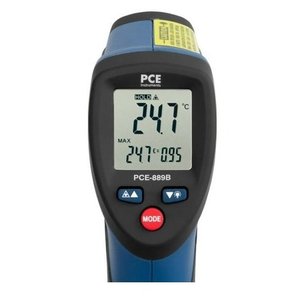 เครื่องวัดอุณหภูมิอินฟราเรด PCE รุ่น PCE-889B ปืนวัดอุณหภูมิแบบเลเซอร์ ขนาดจุดวัด 25 มม. ระยะ 120 ม. - Product Image 2