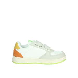 Zapatillas Deportivas Victoria para Niños, Blancas y Azules, con Cierre de Velcro, Estilo Baloncesto - Product Image 4
