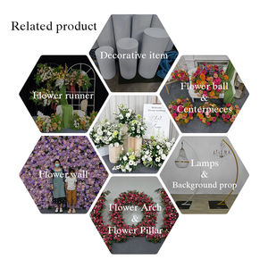 Arreglo Floral Realista de Rosas y Hortensias Artificiales de Seda Blanca y Verde para Decoración de Mesa de Boda de Lujo - Product Image 5