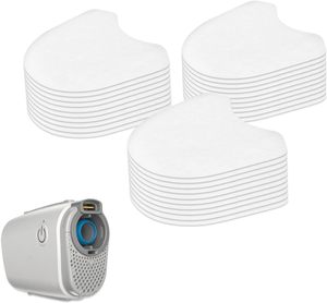 10-Pack RSM Trọng lượng nhẹ thân thiện với môi airmini thay thế bộ lọc thoáng khí cao luồng không khí cho du lịch tương thích CPAP không khí mini - Product Image 1